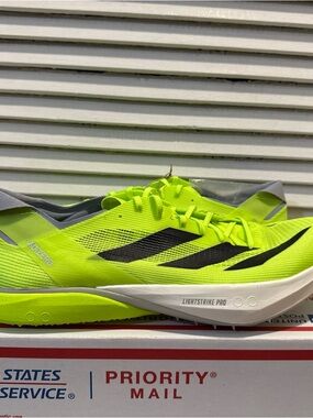 New Adidas Adizero Avanti Track Spikes Lucid Lemon Men’s Size 12 IG1989